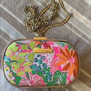 Lilly Pulitzer Floral Shoulder Bag - Pink, Green, Orange